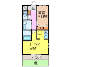 貴船神社前 徒歩3分 1階の物件間取画像